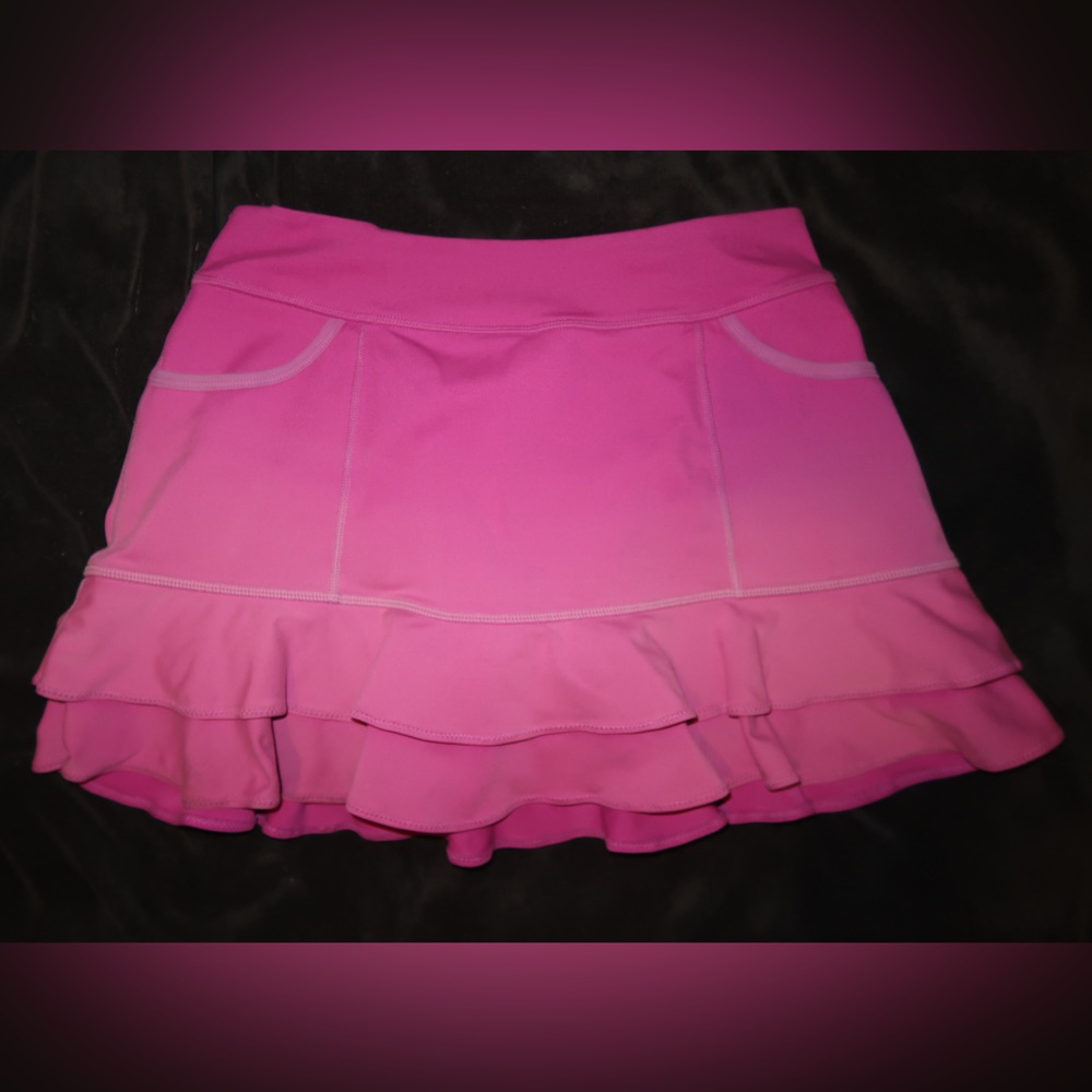 Pink/purple tennis skirt!